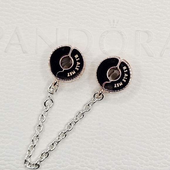 Authentic Pandora Two Safety Chain Clip - Picture 7 of 9